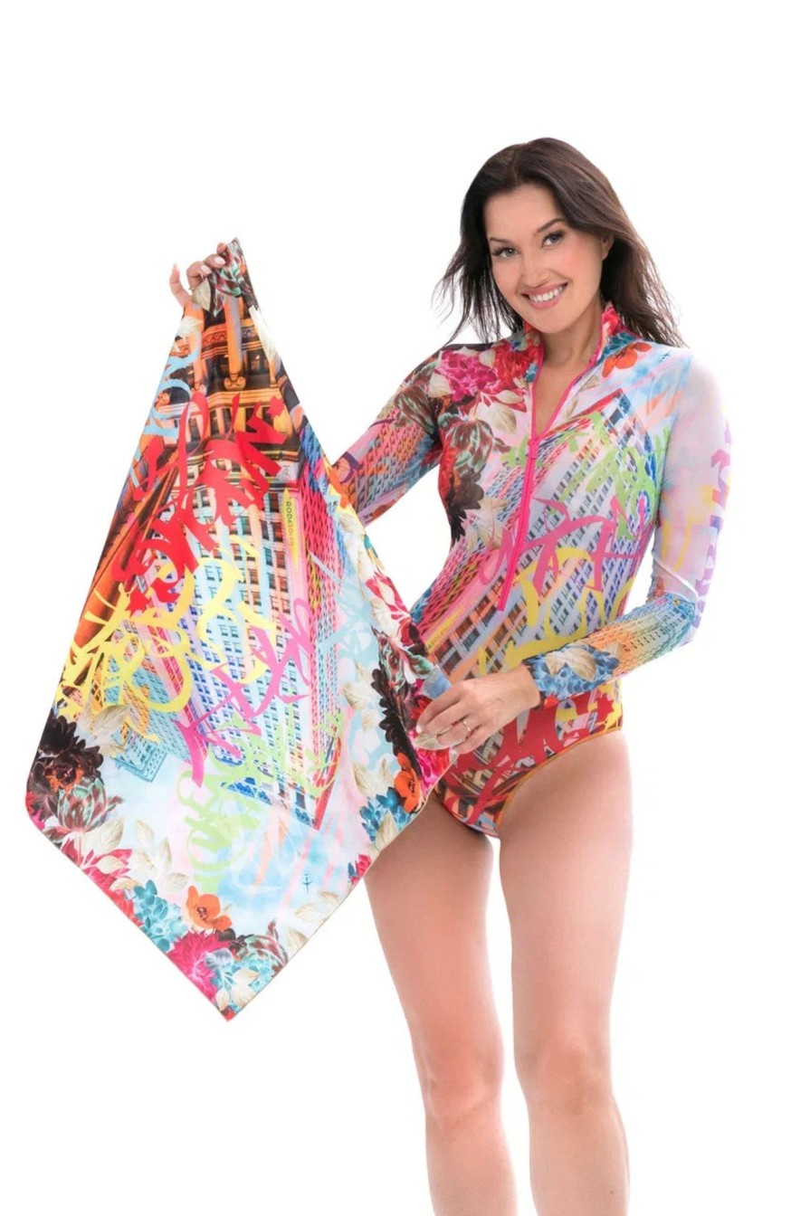 Accessories Smart Swimwear | Graffiti Scarf