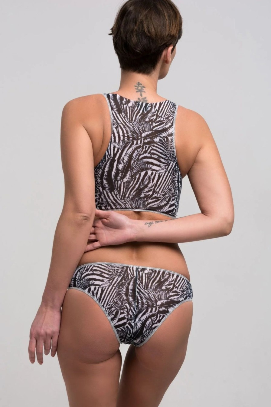 Women Smart Swimwear | Fake Zebra Classic Bikini