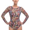 Women Smart Swimwear | Street Art One-Piece Swimsuit