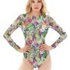 Women Smart Swimwear | Tropical Vibes One-Piece Swimsuit